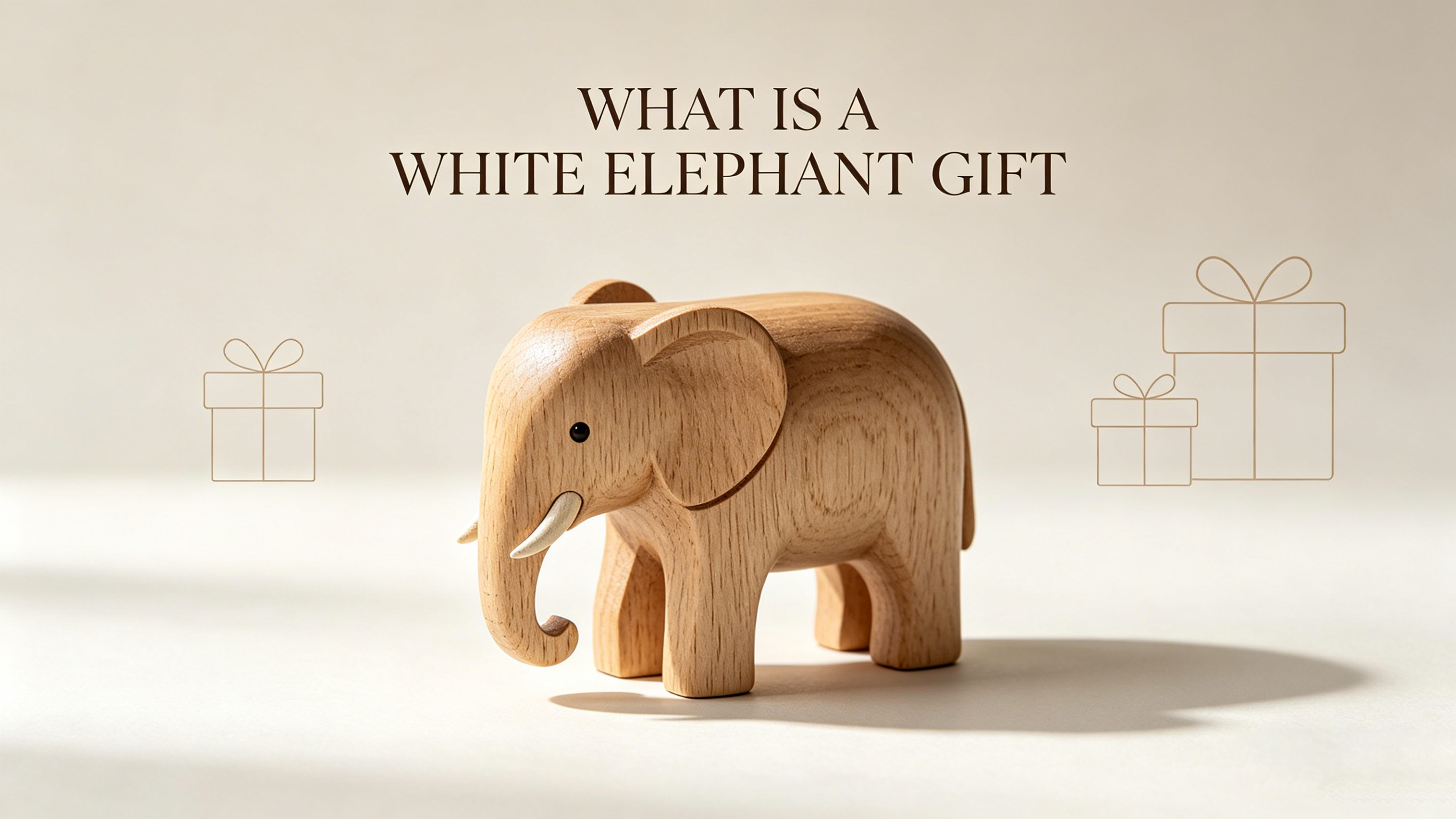 What Is a White Elephant Gift? Fun & Unique Custom Wooden Ideas-TailorAura