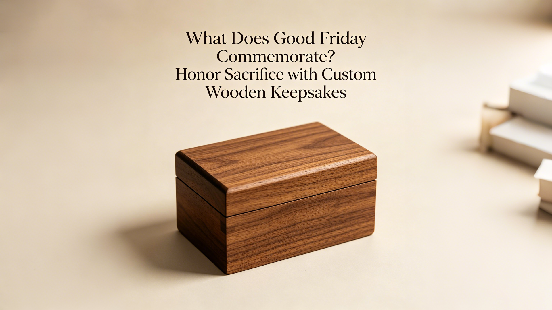 What Does Good Friday Commemorate? Honor Sacrifice with Custom Wooden Keepsakes-TailorAura