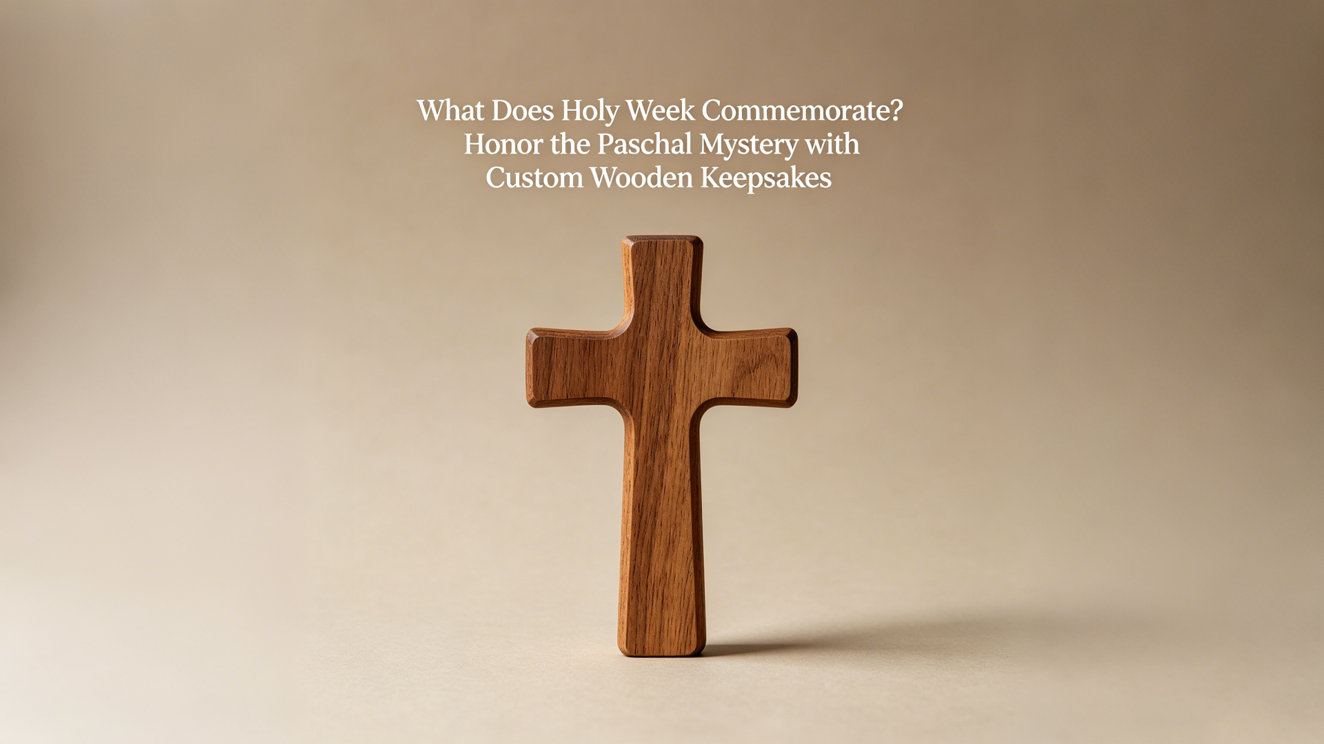 What Does Holy Week Commemorate? Honor the Paschal Mystery with Custom Wooden Keepsakes-TailorAura