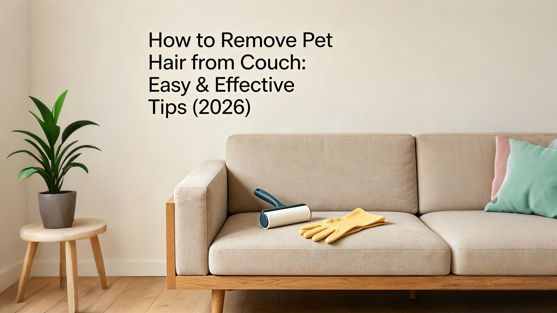 How to Remove Pet Hair from Couch: Easy & Effective Tips (2026)-TailorAura