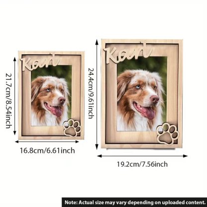 Customizable Pet Memorial Frame - Personalized with Your Pet's Photo and Name
