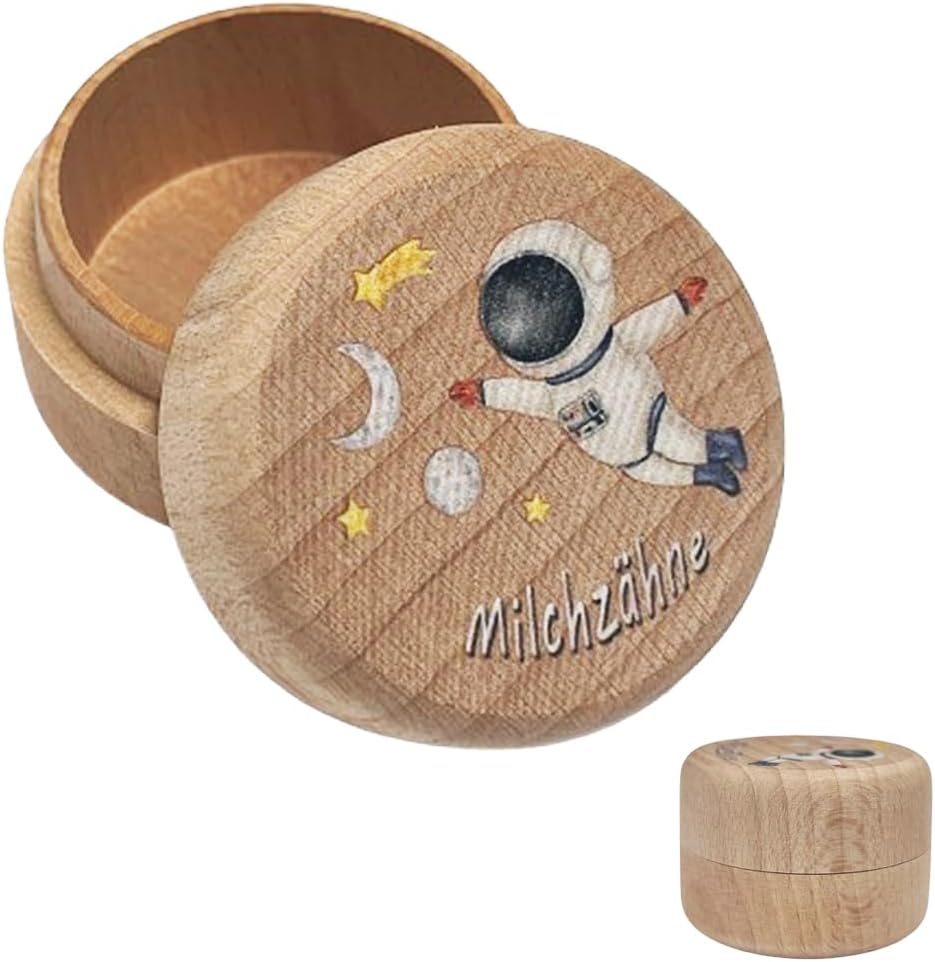 Tooth Box, Milk Tooth Box, Milk Teeth Box, Milk Teeth Boys / Girls, Printed with 3D Tooth Pattern Milk Tooth Box, Creative Christening and Birthday Gifts, Tooth Fairy Gifts for New Parents-TailorAura