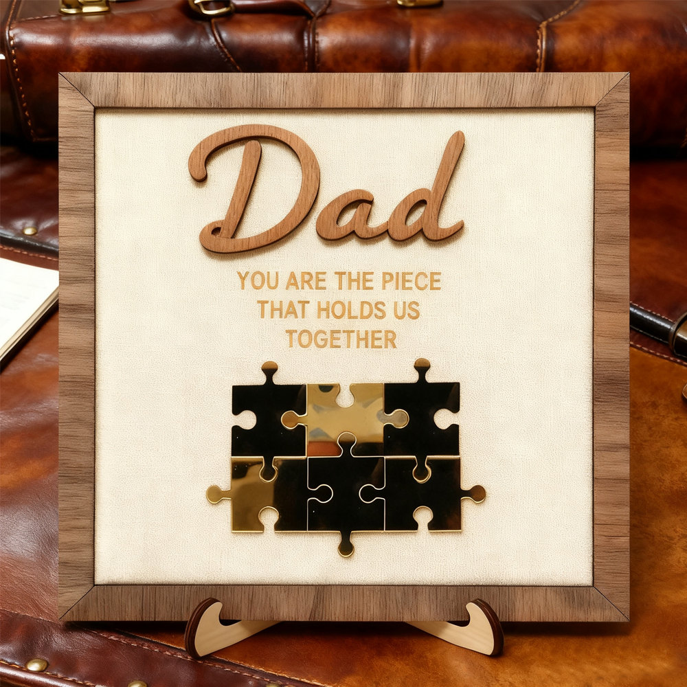 Personalized Puzzle Frame - Father's Day Gift - Gift for Dad