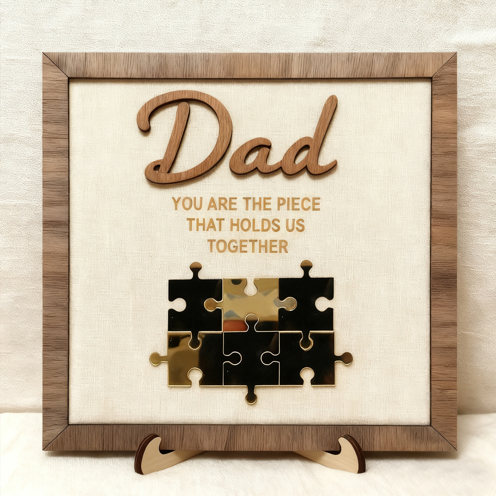 Personalized Puzzle Frame - Father's Day Gift - Gift for Dad