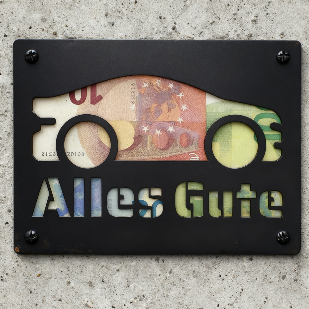 Car-Themed Wooden Decorative Plaque – Family Gift