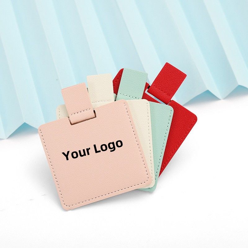 Personalized custom gift travel makeup mirror, unbreakable, custom-made square mini pocket makeup mirror-Gifts for girlfriend