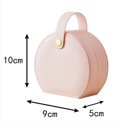 Customizable PU jewelry boxes with personalized logos, perfect as birthday gifts; personalized handbags.-Gift for girlfriend