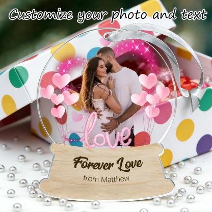 Personalized acrylic souvenir decorations, romantic heart-shaped balloon designs, Valentine's Day-Gifts for girlfriend.