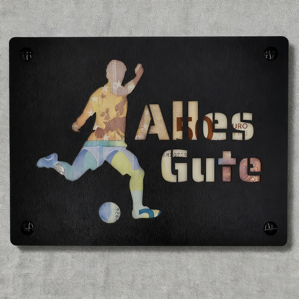 Soccer Theme Wooden Ornament – Perfect Soccer Gift