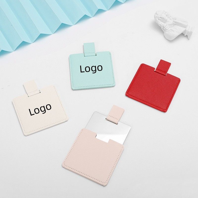 Personalized custom gift travel makeup mirror, unbreakable, custom-made square mini pocket makeup mirror-Gifts for girlfriend