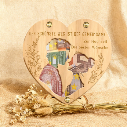 Wooden Wedding Milestone Plaque – For Couples Who Walk the Path Together