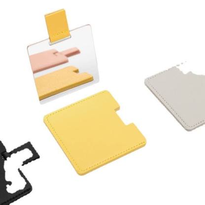 Personalized custom gift travel makeup mirror, unbreakable, custom-made square mini pocket makeup mirror-Gifts for girlfriend