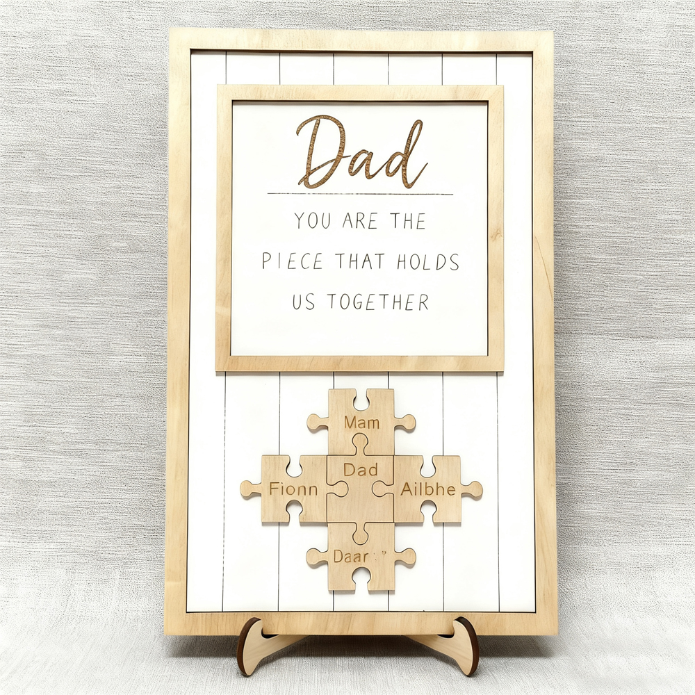 Personalized Puzzle Frame - Father's Day Gift - Gift for Dad