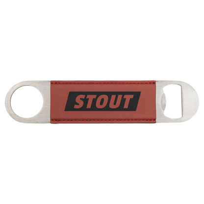 Personalized custom artificial leather bottle opener, laser engraved beer bottle opener-Gift For Dad-Father's Day Gift
