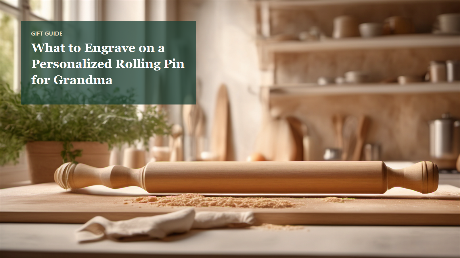 What to Engrave on a Personalized Rolling Pin for Grandma