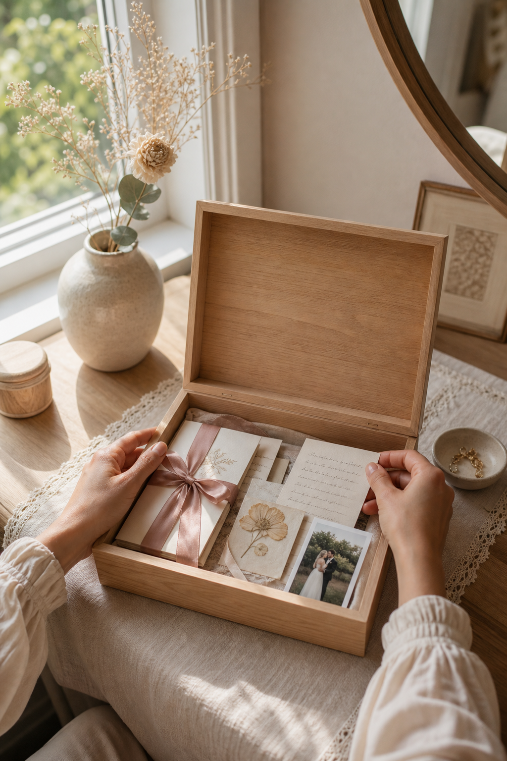 What to Put in a Personalized Wedding Memory Box