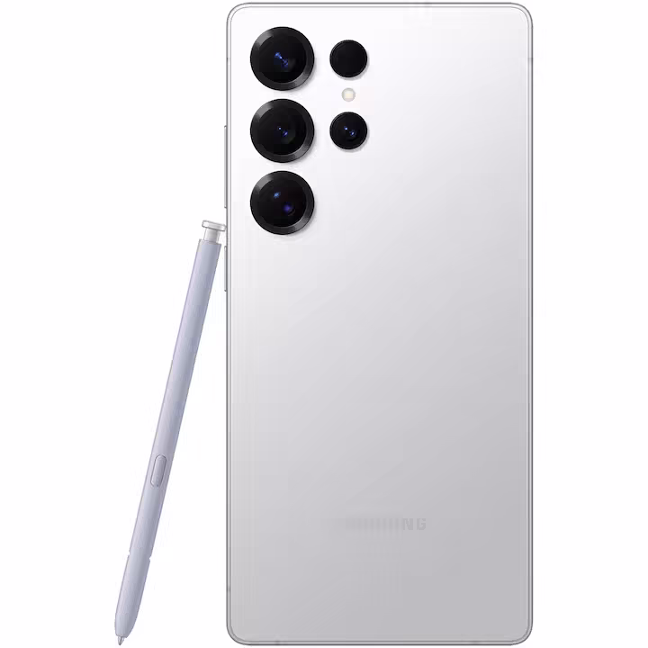 Samsung Galaxy S25 Ultra telefon, dupla SIM kártyával, 8 GB RAM-mal, 256 GB tárhellyel, 5G-vel.