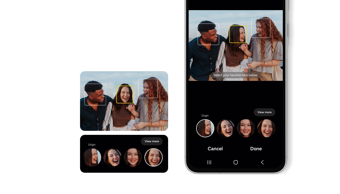 Realizeaza o fotografie cu toata lumea zambind