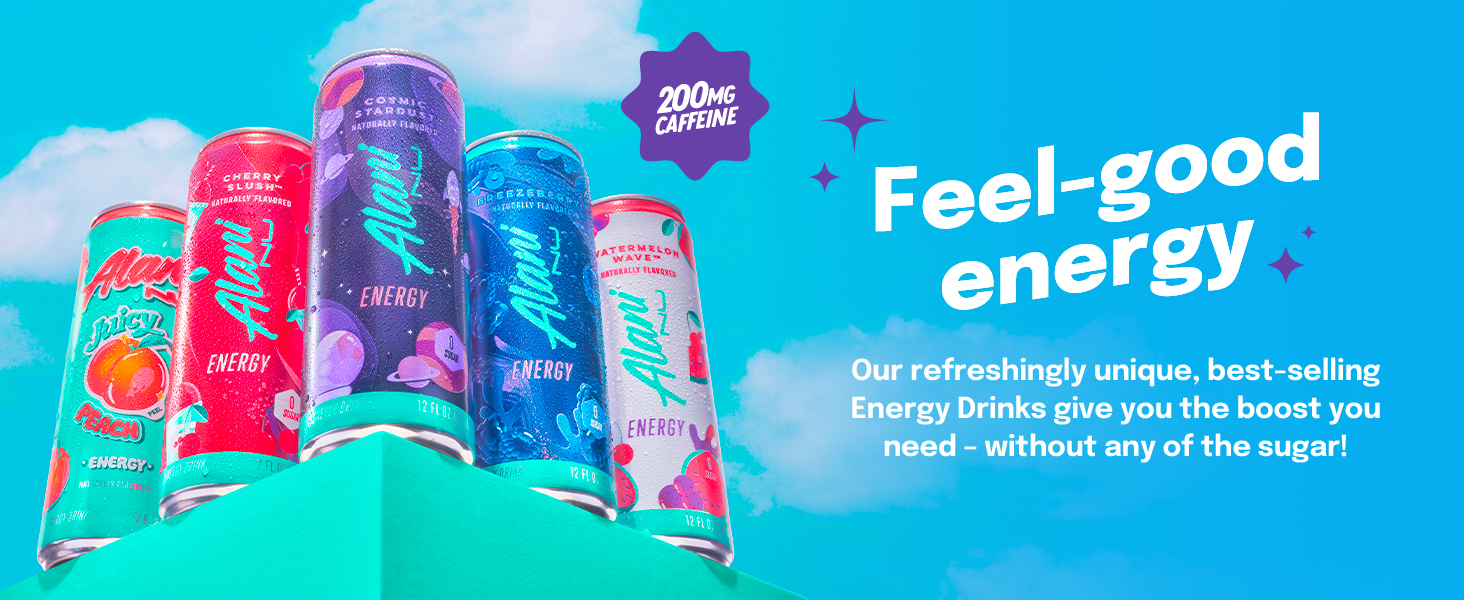Our refresing energy drinks give you the boost you need without any of the sugar