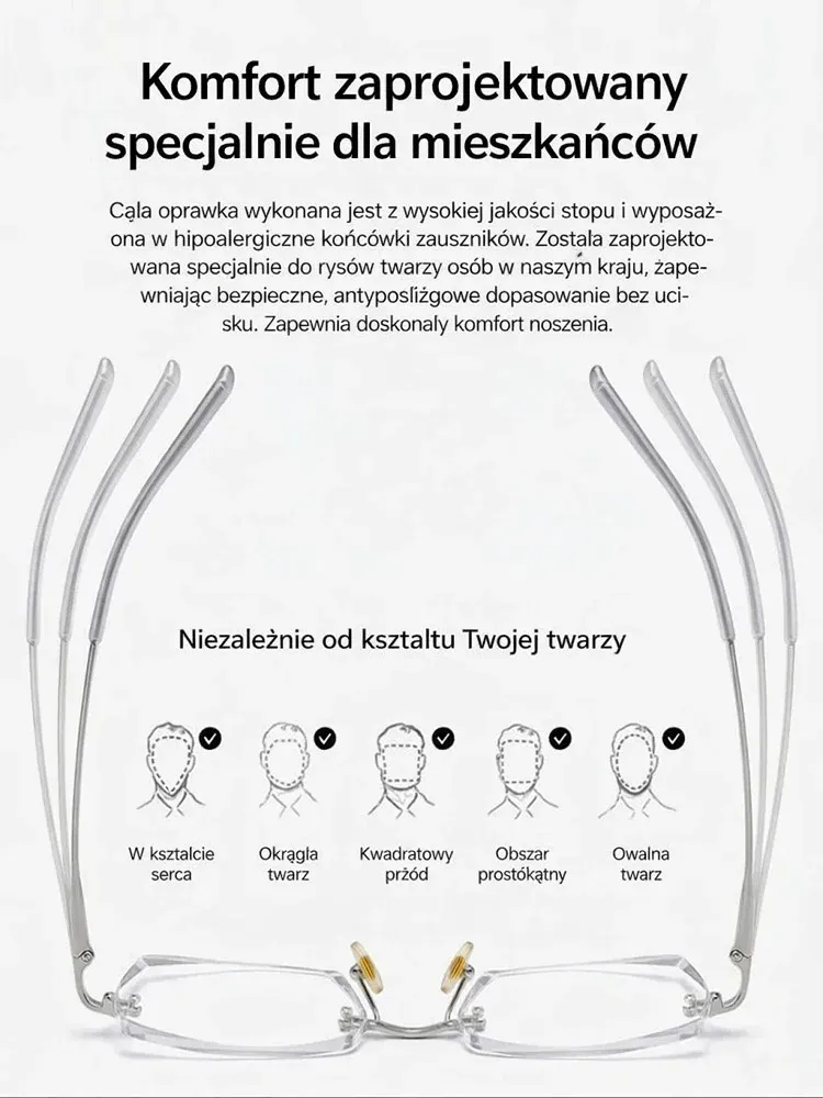 【Współpraca z projektantami】 Okulary do czytania Starry Sky Smart Zoom z funkcją zmiany koloru