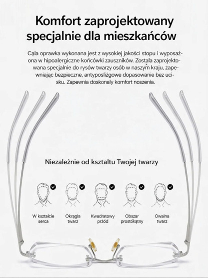 【Współpraca z projektantami】 Okulary do czytania Starry Sky Smart Zoom z funkcją zmiany koloru