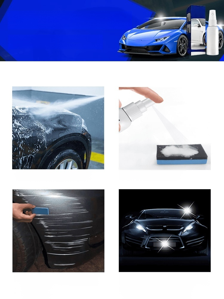 🚗Spray do naprawy zarysowań samochodowych ✨Lekkie spryskanie i wszystkie zarysowania znikną.