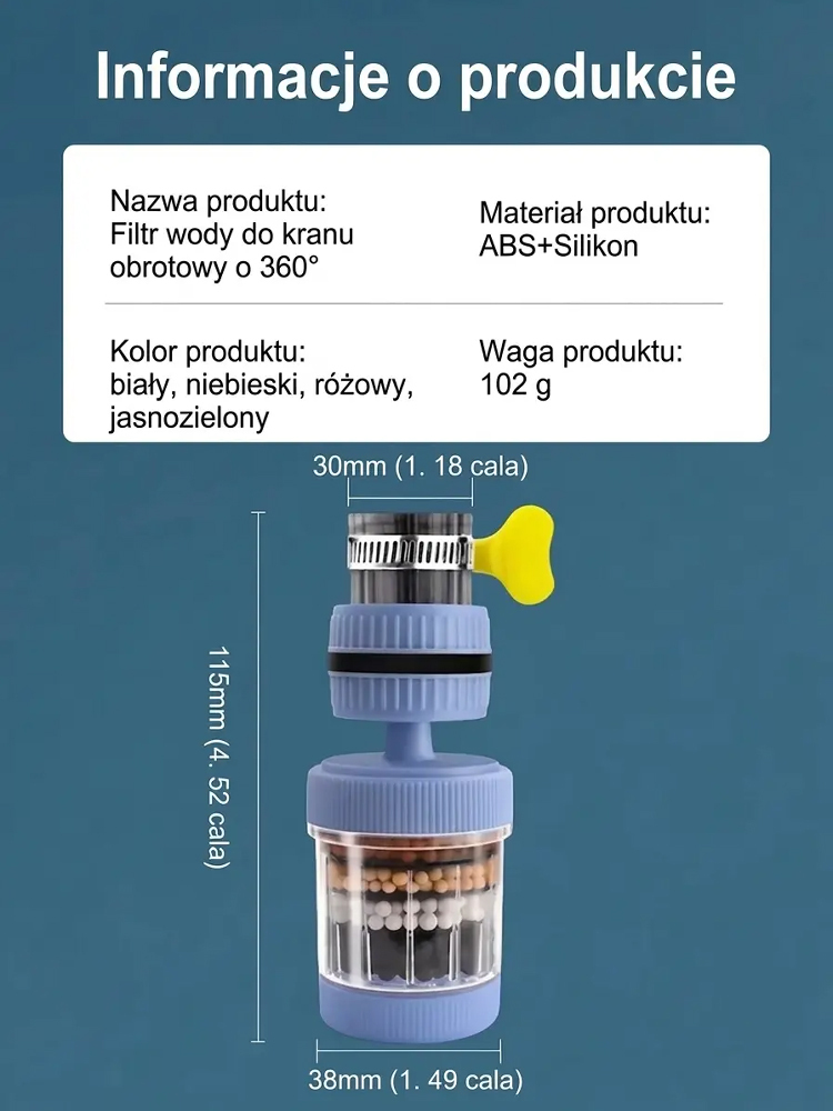 💦Sześciowarstwowy filtr do kranu domowego🏡Sześciowarstwowa głęboka oczyszczalnia wody – pożegnaj się z drogimi oczyszczaczami wody