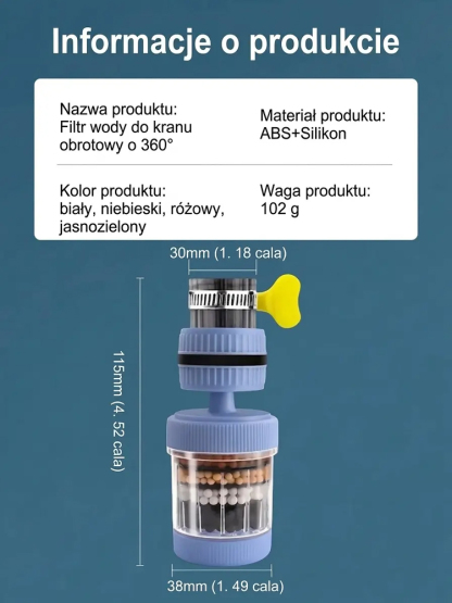 💦Sześciowarstwowy filtr do kranu domowego🏡Sześciowarstwowa głęboka oczyszczalnia wody – pożegnaj się z drogimi oczyszczaczami wody