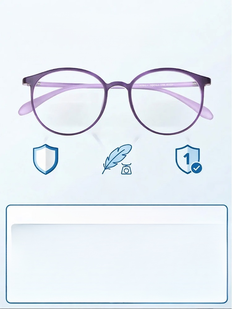 Inteligentne okulary dwuogniskowe z filtrem niebieskiego światła, odmładzające wygląd