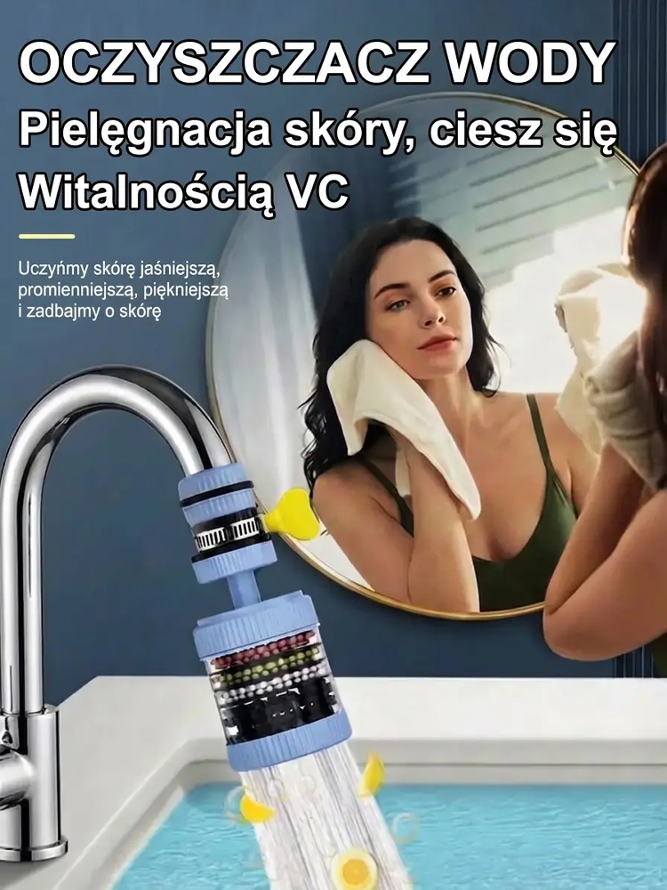 💦Sześciowarstwowy filtr do kranu domowego🏡Sześciowarstwowa głęboka oczyszczalnia wody – pożegnaj się z drogimi oczyszczaczami wody