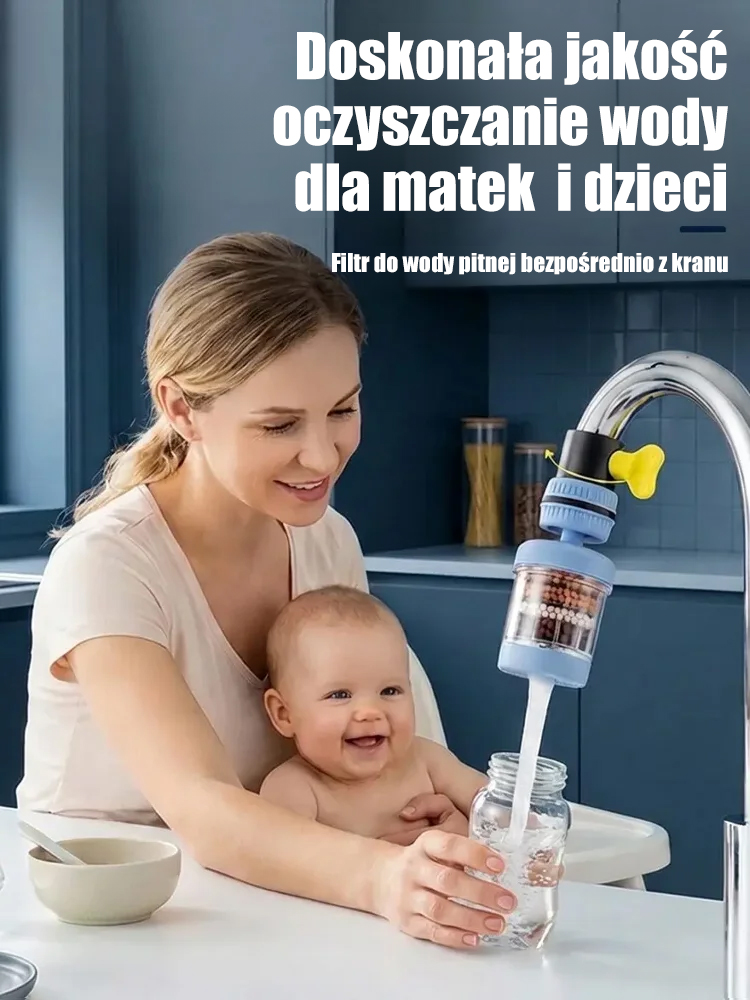 💦Sześciowarstwowy filtr do kranu domowego🏡Sześciowarstwowa głęboka oczyszczalnia wody – pożegnaj się z drogimi oczyszczaczami wody