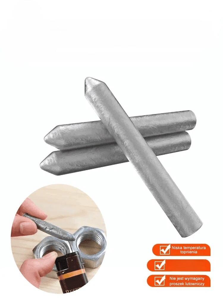 【Pożegnanie z palnikiem do spawania】 Ulepszona i wzmocniona wersja uniwersalnej elektrody spawalnicz ⚡Do spawania potrzebna jest jedynie zapalniczka. Spoiny są mocne i nigdy się nie rozejdą.
