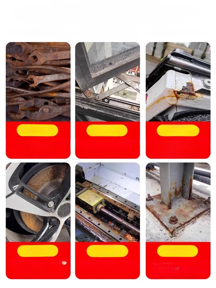 🛠️✨Wielofunkcyjny spray do usuwania rdzy i ochrony powierzchni metalowych.Jedno spryskanie i wszystko znika! 