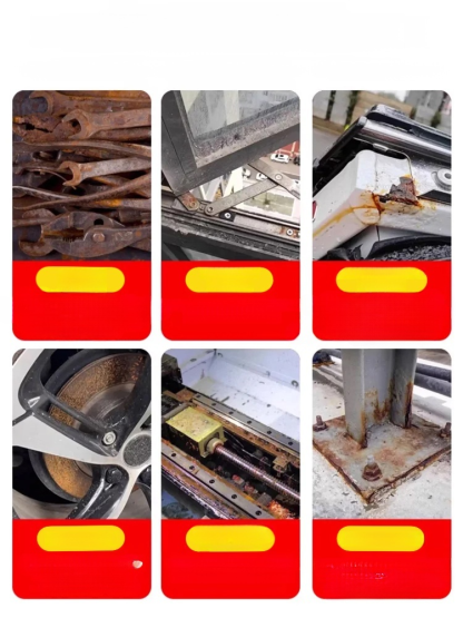 🛠️✨Wielofunkcyjny spray do usuwania rdzy i ochrony powierzchni metalowych.Jedno spryskanie i wszystko znika! 