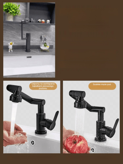 🚿Z bateria mechaniczna obracana o 1080°💧Najlepszy wybór do łazienek rodzinnych, zwiększający wygodę życia.