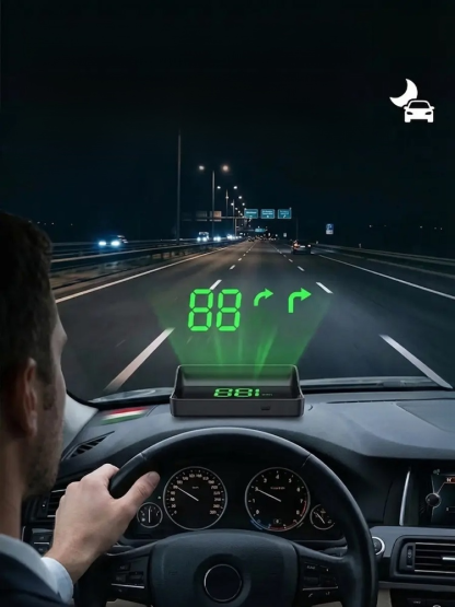 Samochodowy HUD GPS Cyfrowy Prędkościomierz