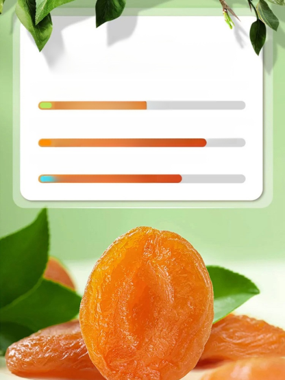 【Słodkie i miękkie】Suszone morele bez pestek, bez dodatków