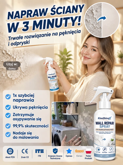 Niemiecki przemysłowy spray utwardzający ściany nano
