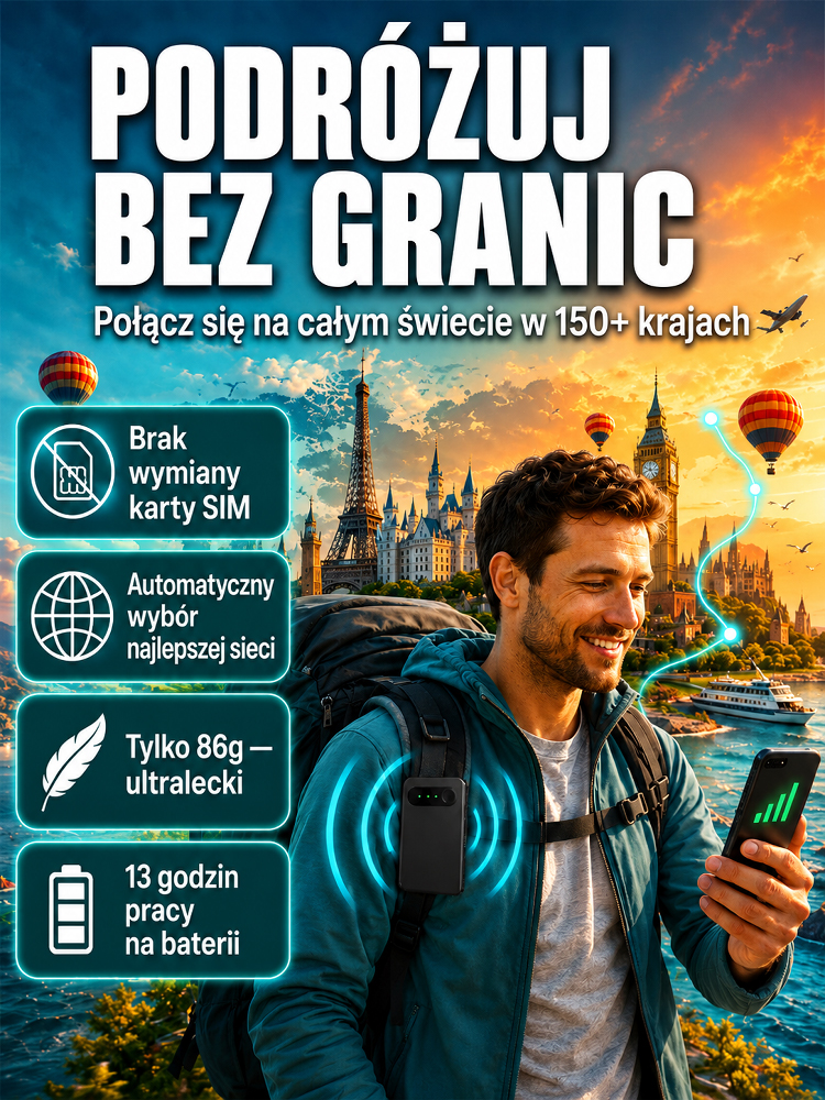 Przenośne urządzenie do szybkiego internetu