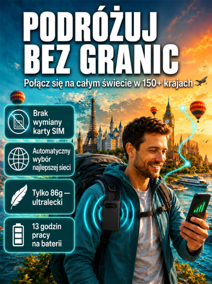 Przenośne urządzenie do szybkiego internetu