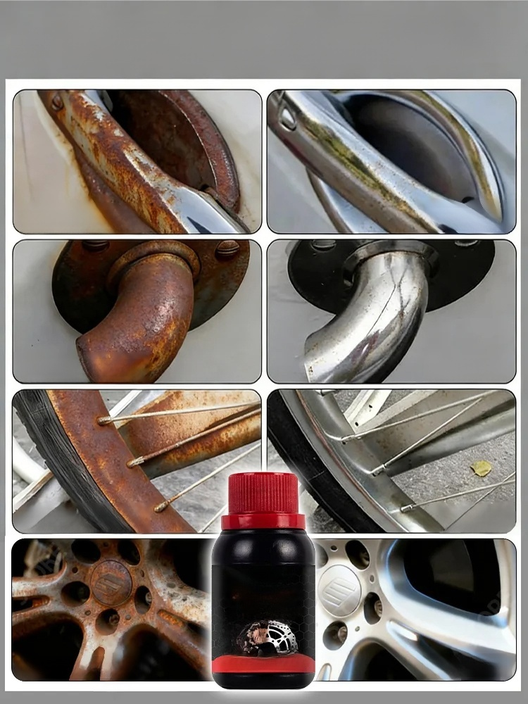 🛠️✨Wielofunkcyjny spray do usuwania rdzy i ochrony powierzchni metalowych.Jedno spryskanie i wszystko znika! 