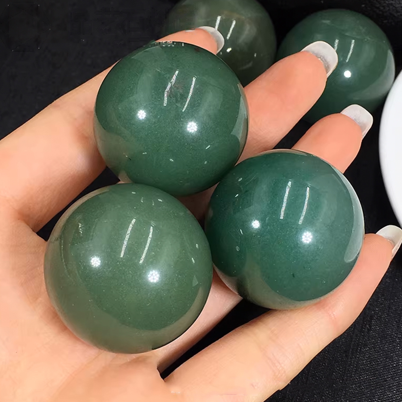 Natural Green Aventurine  Gemstone Sphere Specimen Crystal Ball Raw Stone Decor | Crystal Spiritual Healing Stone Meaning