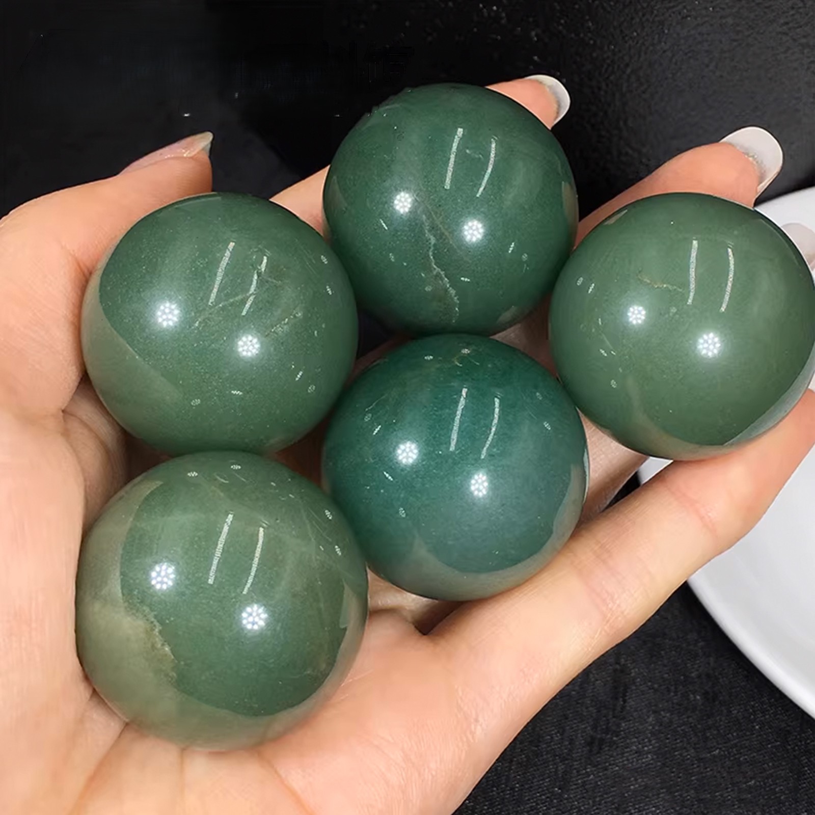 Natural Green Aventurine  Gemstone Sphere Specimen Crystal Ball Raw Stone Decor | Crystal Spiritual Healing Stone Meaning