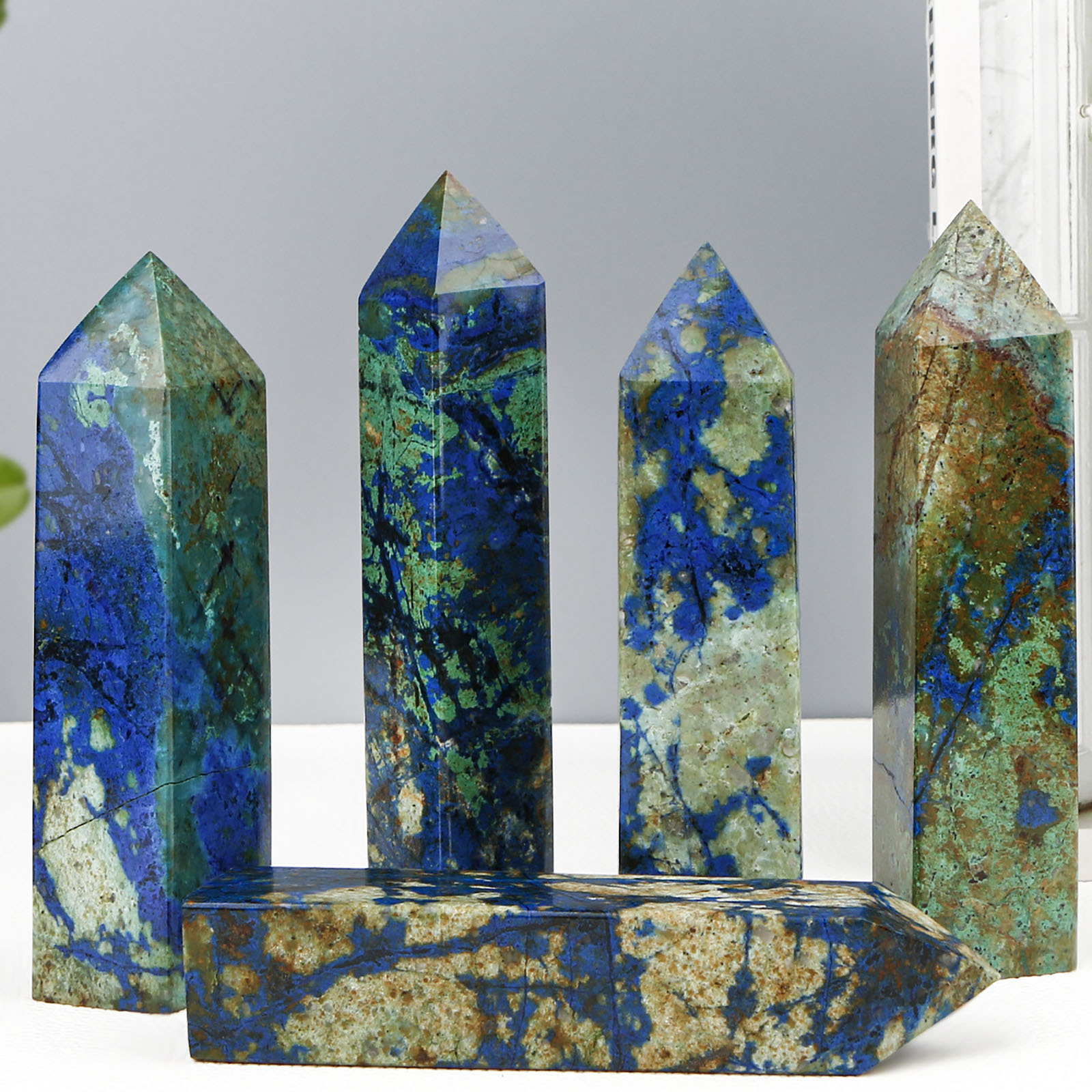 Natural Phoenix Lapis Lazuli Gemstone Coexistence Single-Terminated Crystal Tower – Four-Sided Polished  Stone | Crystal Spiritual Healing Stone Meaning