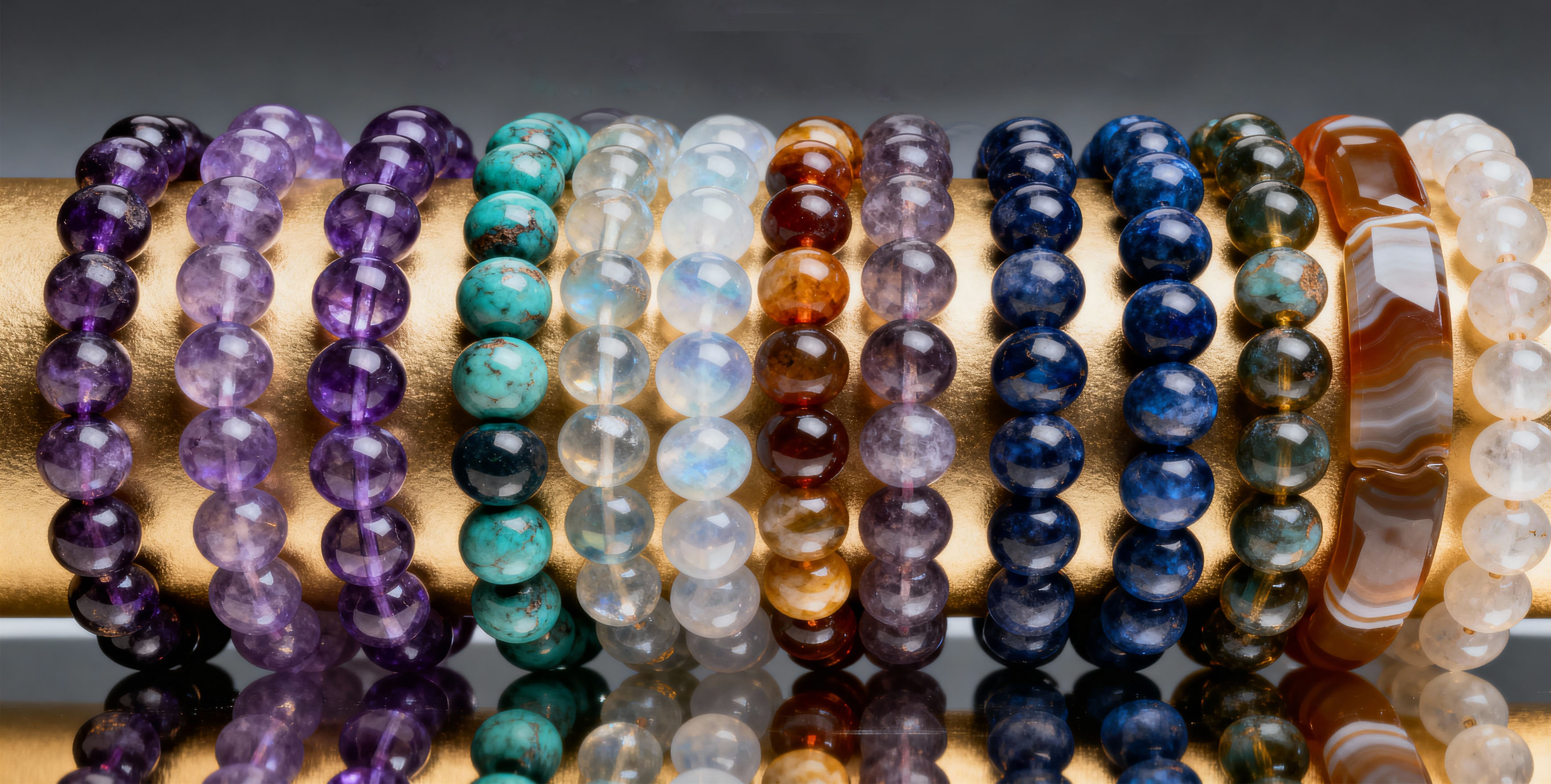 Gemstone & Crystal Bracelets
