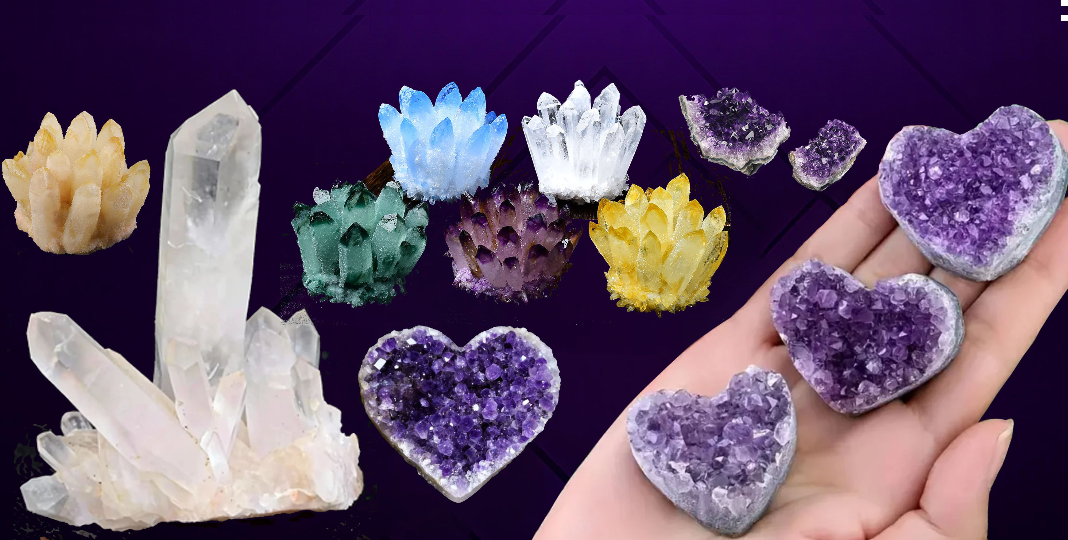 Gemstone & Crystal Cluster