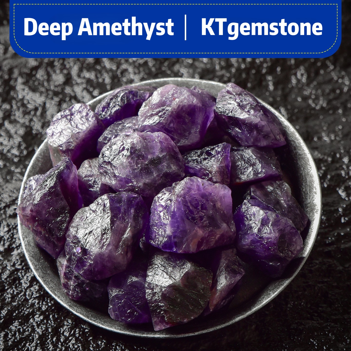 Natural Amethyst Crystal Bulk Rock Healing Raw Stones for Tumbling,Polishing | Gemstone Spiritual Healing Stone Meaning