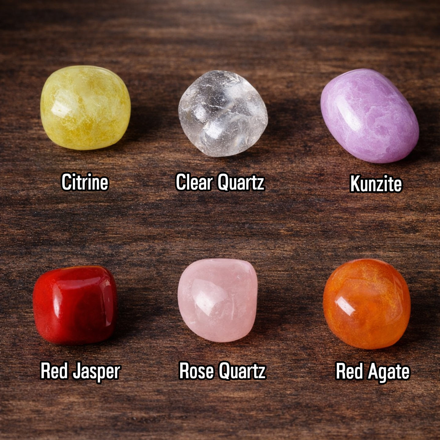 Natural Large Crystal Polished Tumbled Stones – Assorted Gemstone Rocks | Crystal Spiritual Healing Stone Meaning