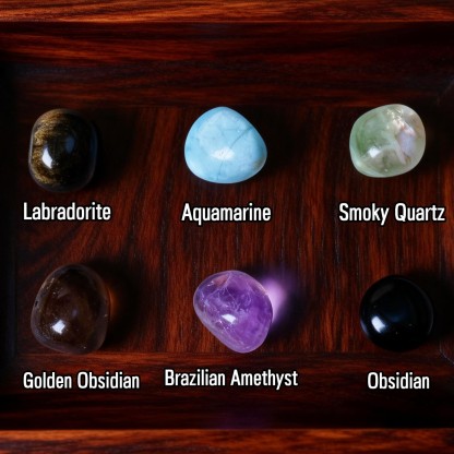 Natural Large Crystal Polished Tumbled Stones – Assorted Gemstone Rocks | Crystal Spiritual Healing Stone Meaning