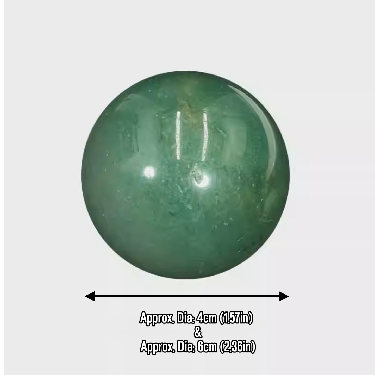 Natural Green Aventurine  Gemstone Sphere Specimen Crystal Ball Raw Stone Decor | Crystal Spiritual Healing Stone Meaning